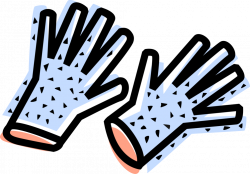 Safety Work Gloves - Vector Image