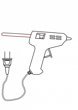 28+ Collection of Glue Gun Drawing | High quality, free cliparts ...