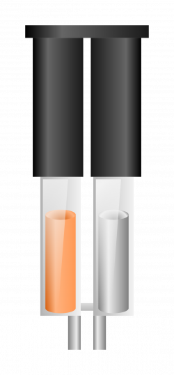 Clipart - 2 part epoxy tube