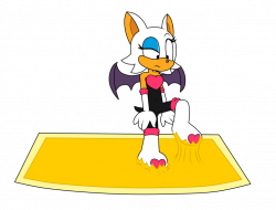 Rouge In a flypaper (Original Clothes) by jorgethewolf on DeviantArt