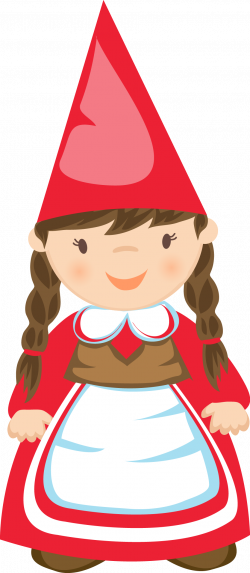 GIRL GNOME * | CLIP ART - GNOMES - CLIPART | Pinterest | Gnomes ...