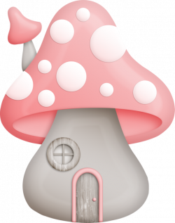 KMILL_Fairyhouse.png | Mushroom house, Gnomes and Clip art