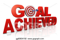 Stock Illustrations - Achieving goals and targets. Stock ...