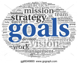 Stock Illustration - Goals in project and management concept ...