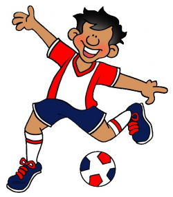 Boy scores soccer goal clipart - Clip Art Library