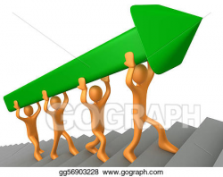Stock Illustration - Team goal. Clip Art gg56903228 - GoGraph