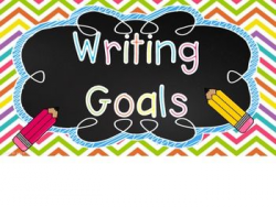 Writing Goals Clipart
