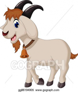 Vector Stock - Cartoon goat. Clipart Illustration gg86194905 ...