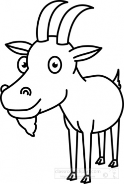 Goat clipart black and white 5 » Clipart Station