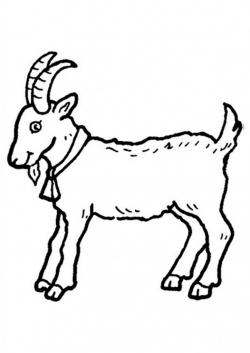 Free Printable Goat Coloring Pages For Kids | Animal ...