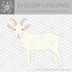 Goat SVG, Goat Cut File, Goat Clipart, Goat SVG File, Goat Clip Art, Farm  Animal SVG, Farm Animal Clipart, Barnyard Animal svg, svg Goat
