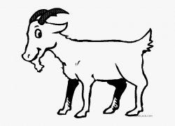 Goat Clipart Black And White - Goat Cliparts Black And White ...