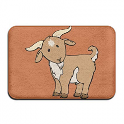 Funny Goat Clipart Indoor Outdoor Entrance Rug Non Slip ...