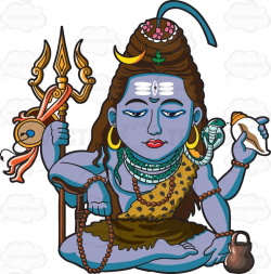 The Hindu God Shiva #cartoon #clipart #vector #vectortoons ...