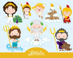 Greek gods clipart - mythology clipart - 17039 | Products in ...