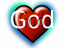Clipart - God Heart (Editable Text)