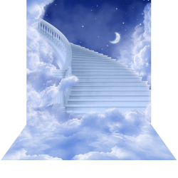 The Stairway To Heaven Leading God Stock Photo, Picture And ...