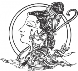 Clipart resolution 650*595 - hindu god clipart Lakshmi Rama ...