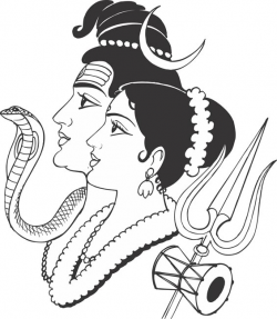 God Shiva Parvati Clipart