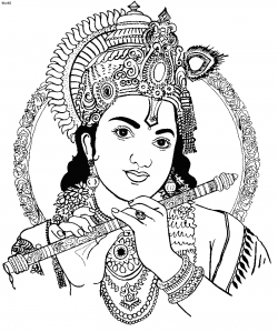 http://www.4to40.com/images/coloring_book/Krishna_with_his_flute.gif ...
