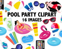 Kids pool floaty art | Etsy