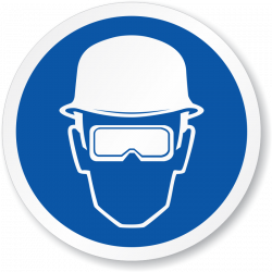 Wear Eye Protection Signs | Eye Protection Required Signs