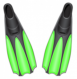 Transparent Green Swim Fins PNG Clipart | Clip Art B | Pinterest ...
