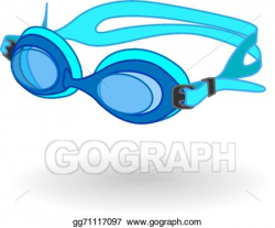 Vector Art - Swimming goggles. EPS clipart gg71117097 - GoGraph