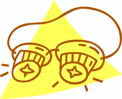 Welding Goggles Provide Eye Protection - Vector Image