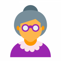 Old Lady Icon - free download, PNG and vector