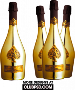 Gold Bottles Armand (PSD) | Official PSDs