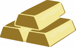 Clipart - Gold Bricks