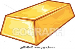 Vector Clipart - Gold bullion. Vector Illustration ...
