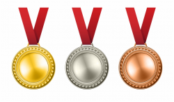 Gold Silver Award Clip Art Medals Set Ⓒ - Gold Silver ...