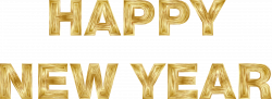 Clipart - Happy New Year Gold