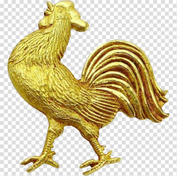 Rooster Tie pin Lapel pin Gold, Pin transparent background ...