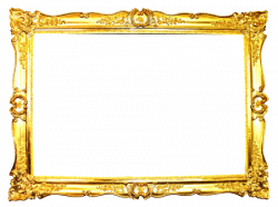 Ornate Gold Frame transparent PNG - StickPNG