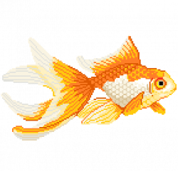 goldfish fish pixel pixels pixelart aesthetic localcupc...