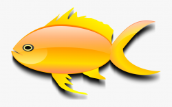 Goldfish Clipart Cute Yellow Fish - Gold Fish Clip Art ...