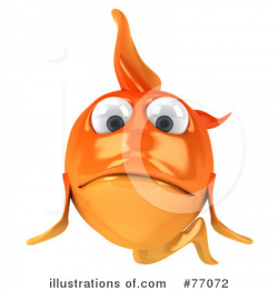 Goldfish Clipart #77072 - Illustration by Julos