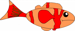 Goldfish Clipart Colored Sad Fish Png Clipart - Clip Art Library