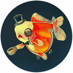 Dapper Goldfish by lauren-bennett on DeviantArt