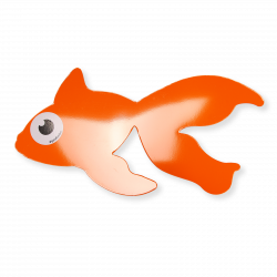 Blinky Cut-Out - GoldFish