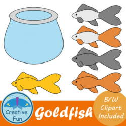 Goldfish Clipart by Creative Fun | Teachers Pay Teachers