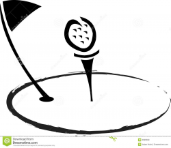 45+ Golf Clip Art Black And White | ClipartLook