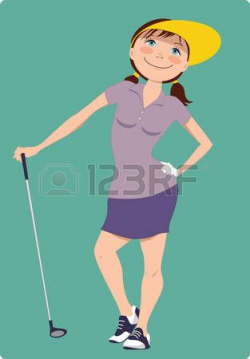 Stock Vector | Golf clip art | Ladies golf clubs, Golf clip ...