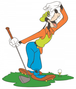 Disney Goofy Golf Clip Art