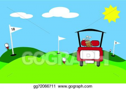 Vector Art - Golf scene. EPS clipart gg72066711 - GoGraph