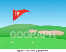 Stock Illustration - Golf scene illustration. Clipart ...