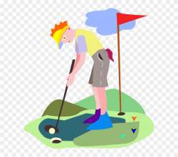 Golfing Clipart Golf Team - Illustration - Png Download ...